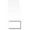 Ekena Millwork 5-in. W x 12-in. D x 12-in. H Ridgewood Architectural Grade PVC Knee Brace BRCP05X12X12RID - alternate 3